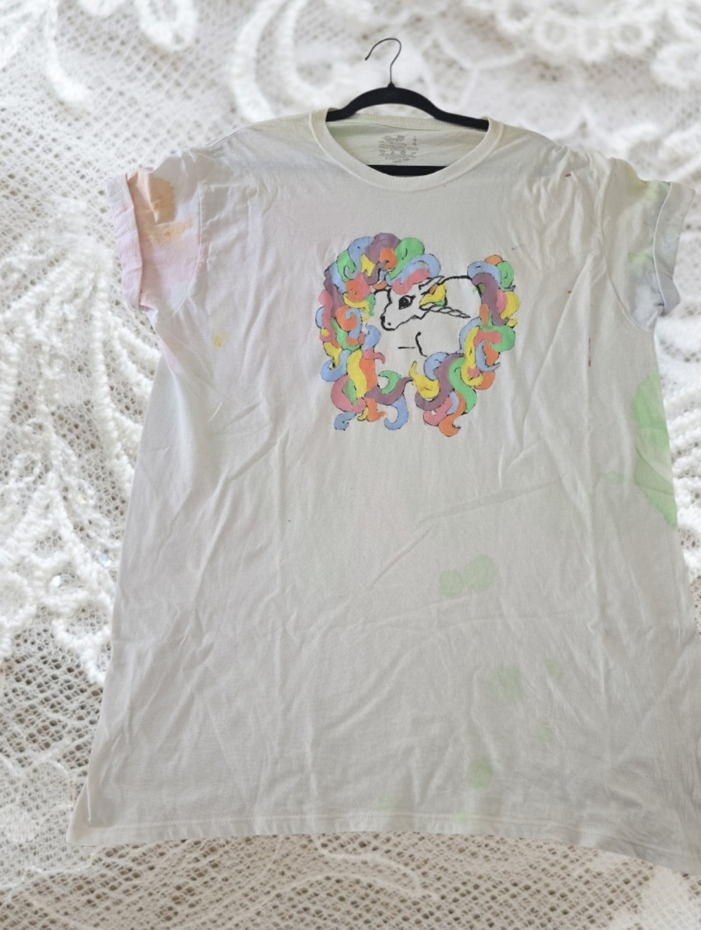 Custom Kidcore Bundle: Handmade Unicorn Tee, Steve Madden Bag & Kawaii Extras